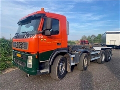 Volvo FM 440 8x4 ,containersysteem, handgeschakeld, luch