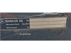 Oś Mercedes-Benz TRAILING AXLE + HUBS 7,5 LA do ci