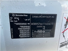 Śmieciarka Mercedes-Benz MB 2633 Econic 6x2 Haller
