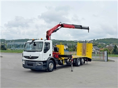 RENAULT PREMIUM 370 LAWETA 7,95m + FASSI F230AXP.