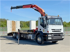 IVECO STRALIS 360  LAWETA 7,55 m + PK 23500 + PIL