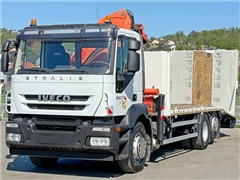 IVECO STRALIS 360  LAWETA 7,55 m + PK 23500 + PIL