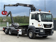 MAN TGS 26.400  HAKOWIEC + KESLA 2114Z  STAN BDB