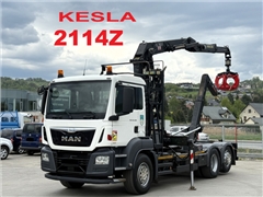 MAN TGS 26.400  HAKOWIEC + KESLA 2114Z  STAN BDB