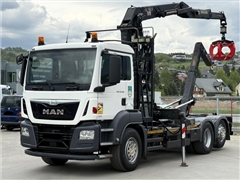 MAN TGS 26.400  HAKOWIEC + KESLA 2114Z  STAN BDB