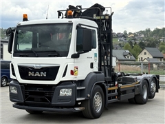 MAN TGS 26.400  HAKOWIEC + KESLA 2114Z  STAN BDB