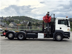 MAN TGS 26.400  HAKOWIEC + KESLA 2114Z  STAN BDB