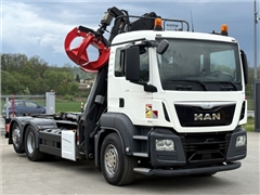 MAN TGS 26.400  HAKOWIEC + KESLA 2114Z  STAN BDB
