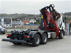 Renault C520  HAKOWIEC + KESLA 2111  6x4  STAN