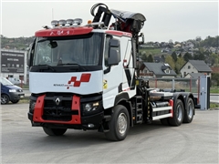 Renault C520  HAKOWIEC + KESLA 2111  6x4  STAN
