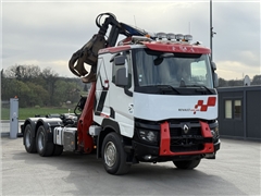 Renault C520  HAKOWIEC + KESLA 2111  6x4  STAN
