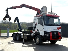 Renault C520  HAKOWIEC + KESLA 2111  6x4  STAN