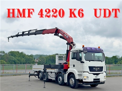 MAN TGS 35.440  SKRZYNIA 6,00 m + HMF 4220 K6 + P