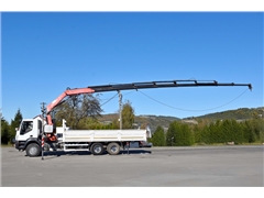 Iveco TRAKKER 410  SKRZYNIA 6,95 m + FASSI F330D.