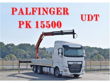 Daf XF 530  Skrzynia 6,30 m + PK 15500  STAN BDB
