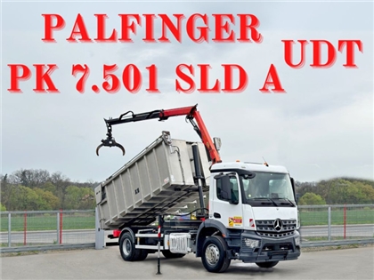 MERCEDES AROCS 1830  WYWROTA 5,00  PK 7.501 SLD