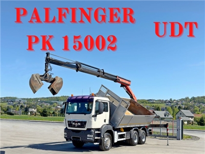 MAN TGS 33.360  WYWROTKA 6,40 m + PK 15002 / 6x4
