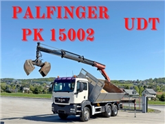 MAN TGS 33.360  WYWROTKA 6,40 m + PK 15002 / 6x4