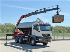 MAN TGS 33.360  WYWROTKA 6,40 m + PK 15002 / 6x4