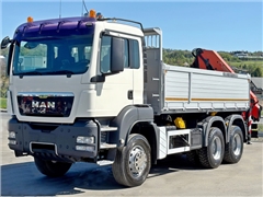 MAN TGS 33.360  WYWROTKA 6,40 m + PK 15002 / 6x4