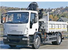 Iveco Eurocargo 180E28 WYWROTKA 4,40 m + HIAB 122