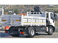 Iveco Eurocargo 180E28 WYWROTKA 4,40 m + HIAB 122