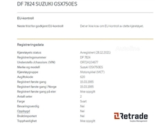 Sprzedam motor Suzuki GSX 750 ES poprzez aukcję