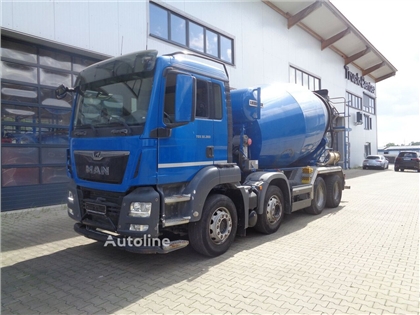 Naczepa betoniarka MAN TGS 32.360 8x4 Liebherr 9 c