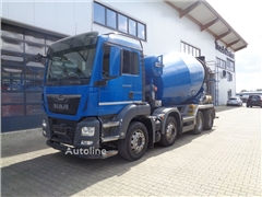 Naczepa betoniarka MAN TGS 32.360 8x4 Liebherr 9 c
