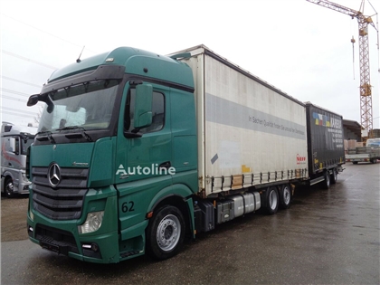 Mercedes Actros Ciężarówka firanka Mercedes-Benz Actros 2545 Jumbo / 2x Bett / Retarder
