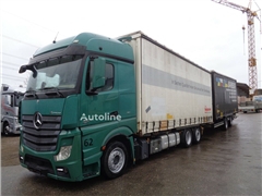 Mercedes Actros Ciężarówka firanka Mercedes-Benz Actros 2545 Jumbo / 2x Bett / Retarder