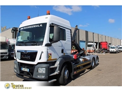MAN TGS 28.460 + 6X2 + HOOKSYSTEM 20TONS + EURO 6