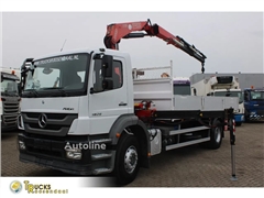 Mercedes Axor Ciężarówka burtowa Mercedes-Benz Axor 1929 + FASSI F135 + REMOTE + EURO 5 + MANUAL