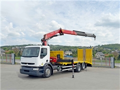 RENAULT PREMIUM 370 LAWETA 7,40 m + FASSI F240B.2