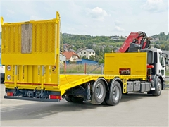 RENAULT PREMIUM 370 LAWETA 7,40 m + FASSI F240B.2