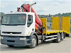 RENAULT PREMIUM 370 LAWETA 7,40 m + FASSI F240B.2
