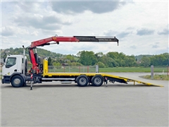 RENAULT PREMIUM 370 LAWETA 7,40 m + FASSI F240B.2