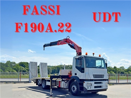 IVECO STRALIS 380  LAWETA 7,25 m + FASSI F190A.22