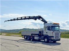 SCANIA R 480  SKRZYNIA 6,85m  HIAB 377 E-8 HIPRO