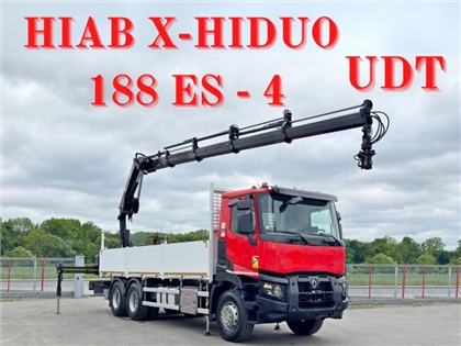 RENAULT C 430  SKRZYNIA 7,05 m  HIAB X-HIDUO 188