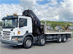 SCANIA P 420  PLATFORMA 7,00 m  HIAB 600 EP - 5