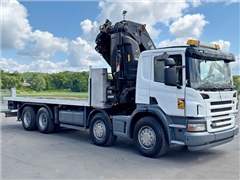 SCANIA P 420  PLATFORMA 7,00 m  HIAB 600 EP - 5