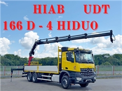 Mercedes AROCS 2636  HIAB 166 D - 4 HIDUO + PILOT