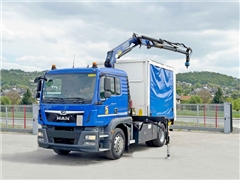 MAN TGM 15.250 PLANDEKA 3,50 m  FASSI F110AC.0.23