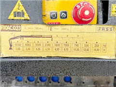 MAN TGM 15.250 PLANDEKA 3,50 m  FASSI F110AC.0.23