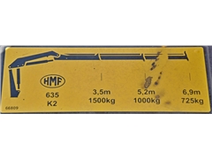 SCANIA P250  WYWROTKA 4,75m + HMF 635 K2 + PILOT