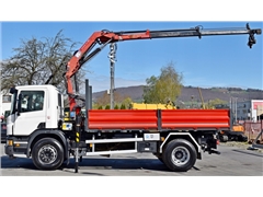 SCANIA P250  WYWROTKA 4,75m + HMF 635 K2 + PILOT