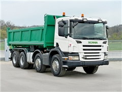 SCANIA P 380  WYWROTKA 5,70 m + BORDMATIC  8x4