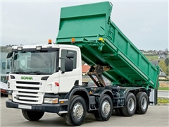 SCANIA P 380  WYWROTKA 5,70 m + BORDMATIC  8x4