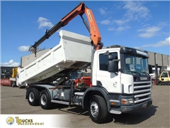 Żuraw samojezdny Scania T114-380 + 3SIDE TIPPER +